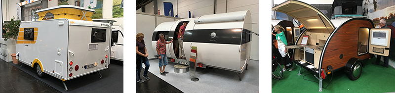 Caravana ligera con techo popup / Caravana plegable / Caravana Teardrop